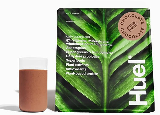 Huel Daily Superblend Chocolate Powder, 25g 87 Vitamins, 19 Servings,