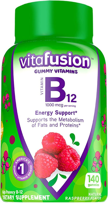 Vitafusion Chewable Calcium and Vitamin B12 #1 Gummy 50 Day 70 Day B12