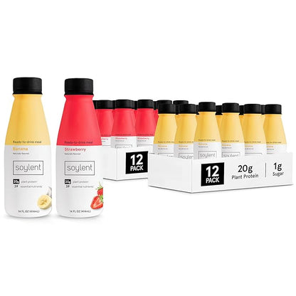 Soylent Meal Replacement Shake Bundle 12-packs of 14 oz 24 total
