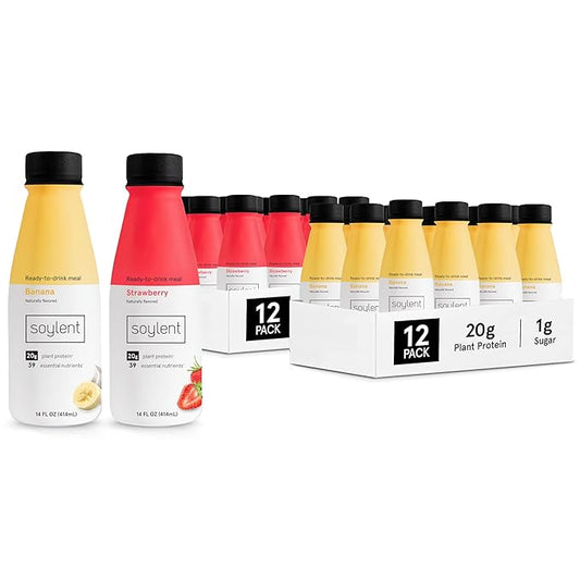 Soylent Meal Replacement Shake Bundle 12-packs of 14 oz 24 total