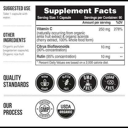 Organic Vitamin C (90 Servings)