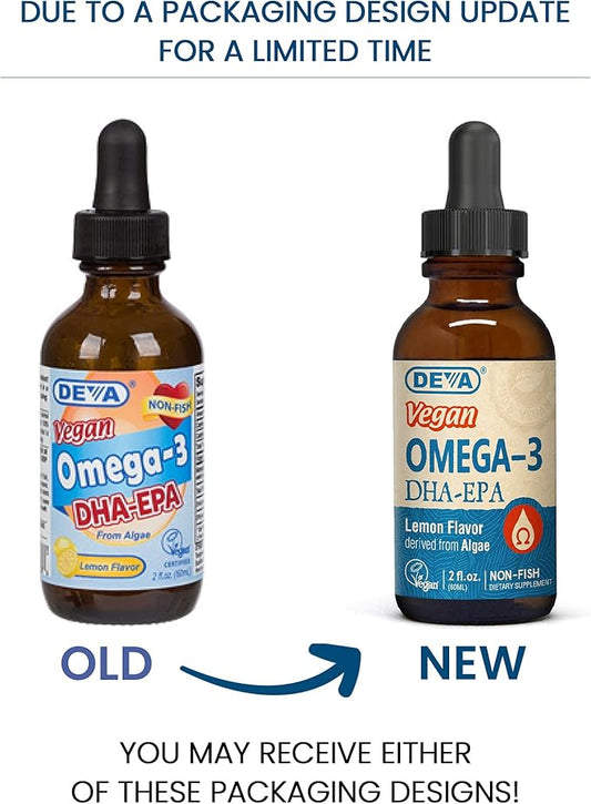 DEVA Vegan Omega-3 Liquid DHA 2 Ounce