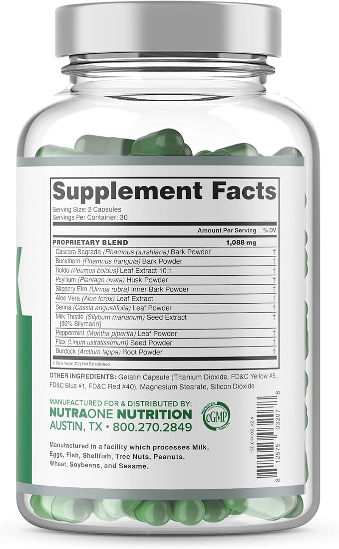 NutraOne DetoxOne 30 Day Extra Strength