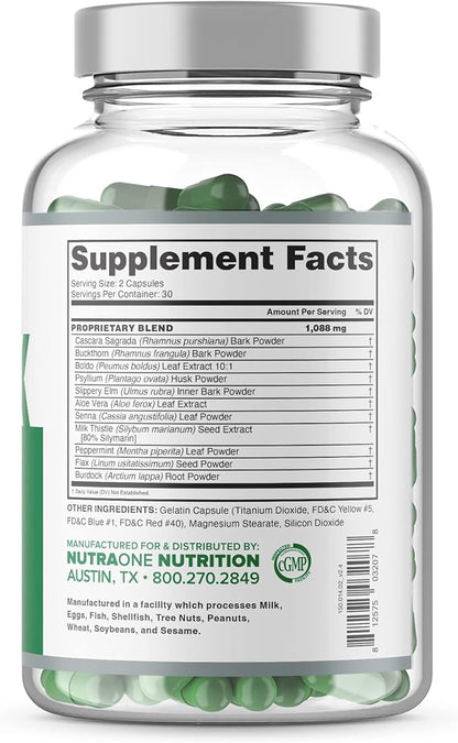 NutraOne DetoxOne 30 Day Extra Strength