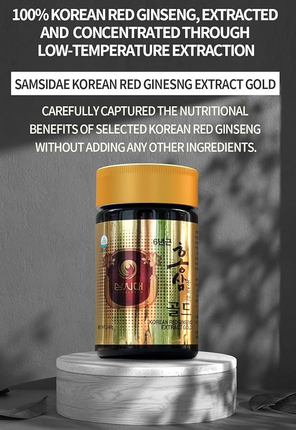 SAMSIDAE Korean Red Ginseng Extract Gold 240g 6 6 Years (13mg/g), 100% 100% Korean
