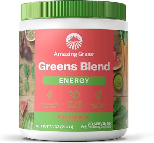 Amazing Grass Greens Superfood Energy: Greens 30 Servings