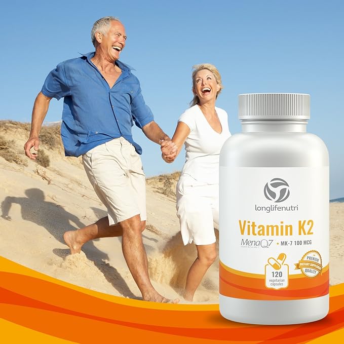 Vitamin K2 MK-7 100mcg – 120 4-Month Supply,