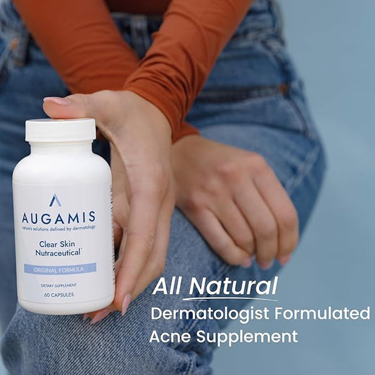 Acne Supplement for Men & Women (60 Capsules, 485 mg) – DIM-Free Hormonal Acne Treatment & Acne Medication, Helps Nodular & Hormonal Acne, Best Acne Treatment for Teenagers & Adults