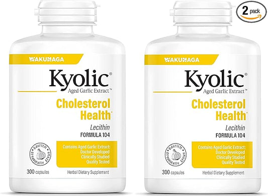 Kyolic #104 Garlic Extract With Lecithn 300 cap