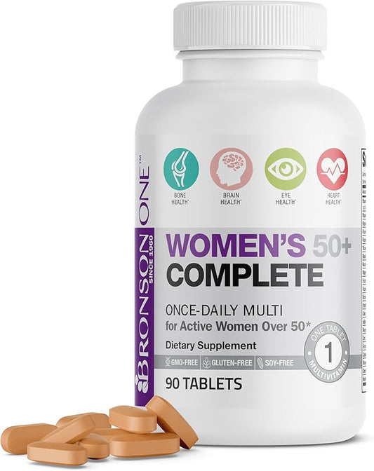 Bronson ONE Daily Women’s 50+ Complete 90 Tablets