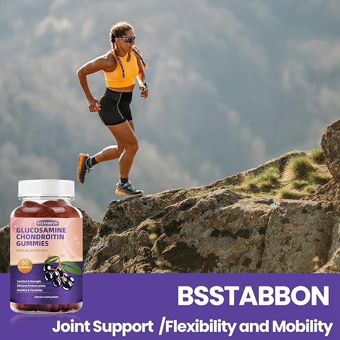 Glucosamine Chondroitin Gummies with MSM Elderberry 60Gummies…