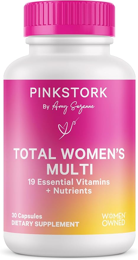 Pink Stork Women's Multivitamin 19 Vitamins B6, B12 B12 & 30 Capsules