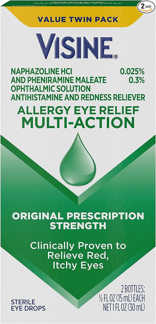 Visine Allergy Eye Relief Multi-Action Antihistamine 0.5 fl.