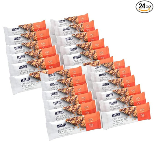HMR Bar, Chocolate Peanut Butter Protein Bar 10g of 24 Count