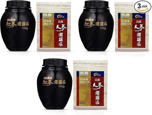 ILHWA Pure Concentrated Ginseng Extract (3.53 100g, Pack 3) - 100% Pure 1500mg