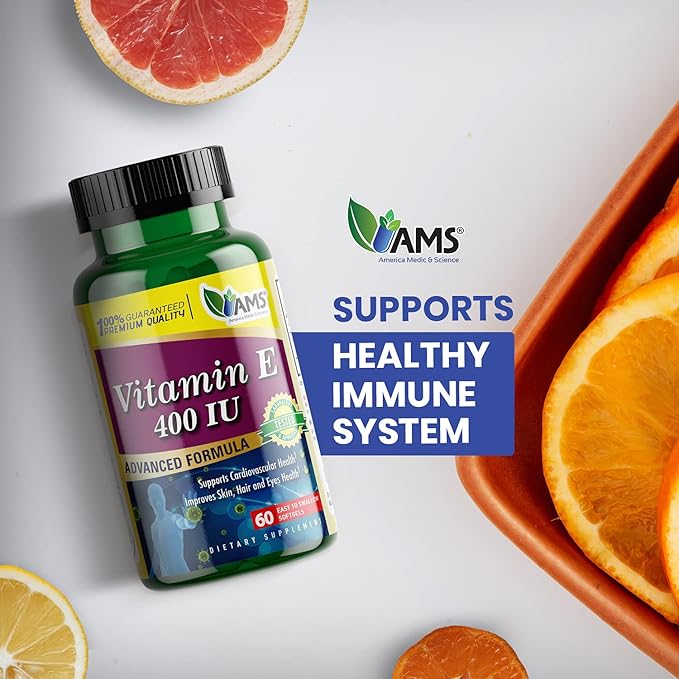America Medic & Science Vitamin E 400 IU (60 Softgels)
