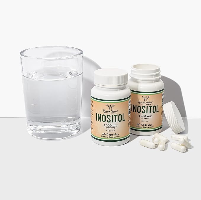 Inositol Capsules (Myo Inositol) 1000mg Health (60 Count)(No
