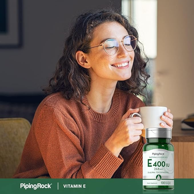 Piping Rock Vitamin E 400 IU Softgels 268mg | 100 Softgel