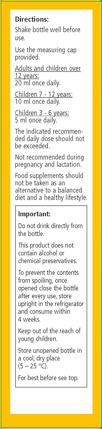 Floradix Vitamin B Complex Liquid Formula, 250 ml