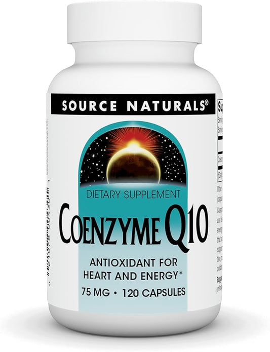 Source Natural Coenzyme Q10 Antioxidant Support 75 mg 120 Capsules