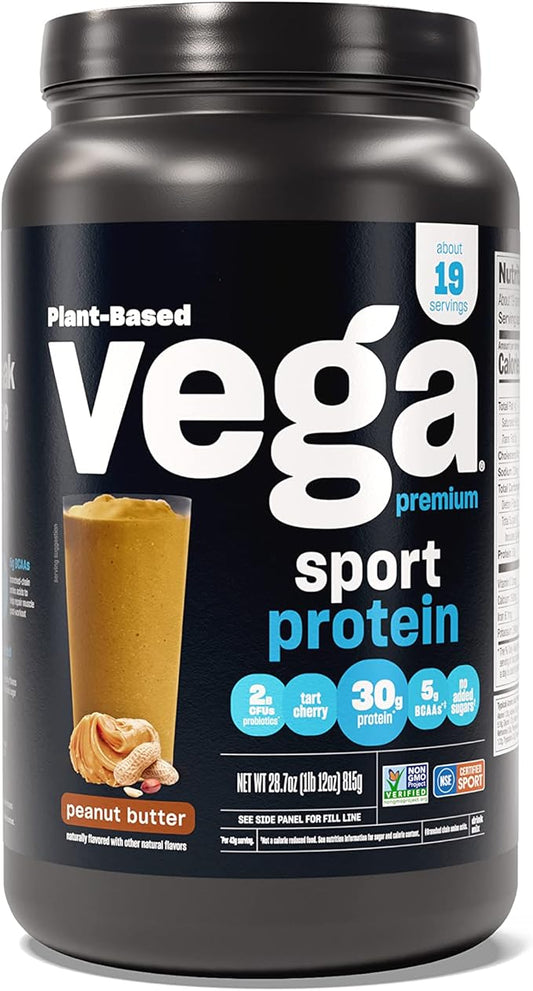 Vega Premium Sport Protein Peanut Butter 28.7 oz