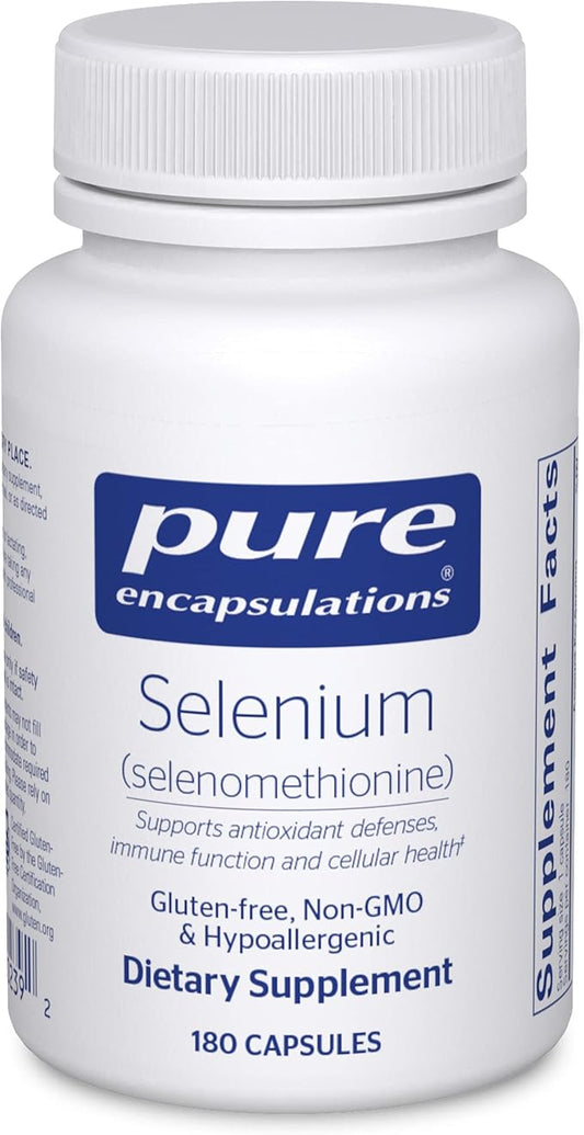 Pure Encapsulations Selenium 200 mcg 180 Capsules
