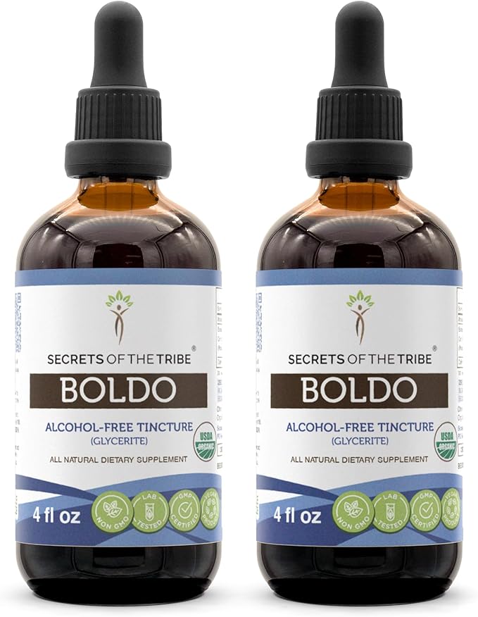 Secrets of the Tribe Boldo USDA Organic 100% Certified (2x4 oz)