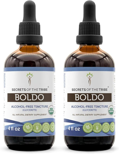Secrets of the Tribe Boldo USDA Organic 100% Certified (2x4 oz)