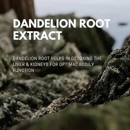 Chlorella, Lglycine, Dandelion Root. Enchances Immunity, Gut Health. Aids in reducing inflamation. Alkaline Body Detox from Heavy Metals, aids Liver/Kidney Health. No additives. 60 Cap