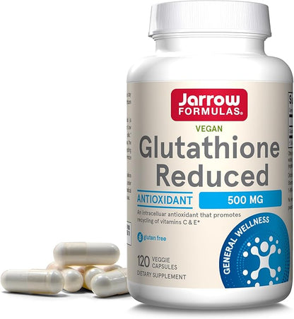 Jarrow Formulas Glutathione Reduced 500 mg 120 Veggie