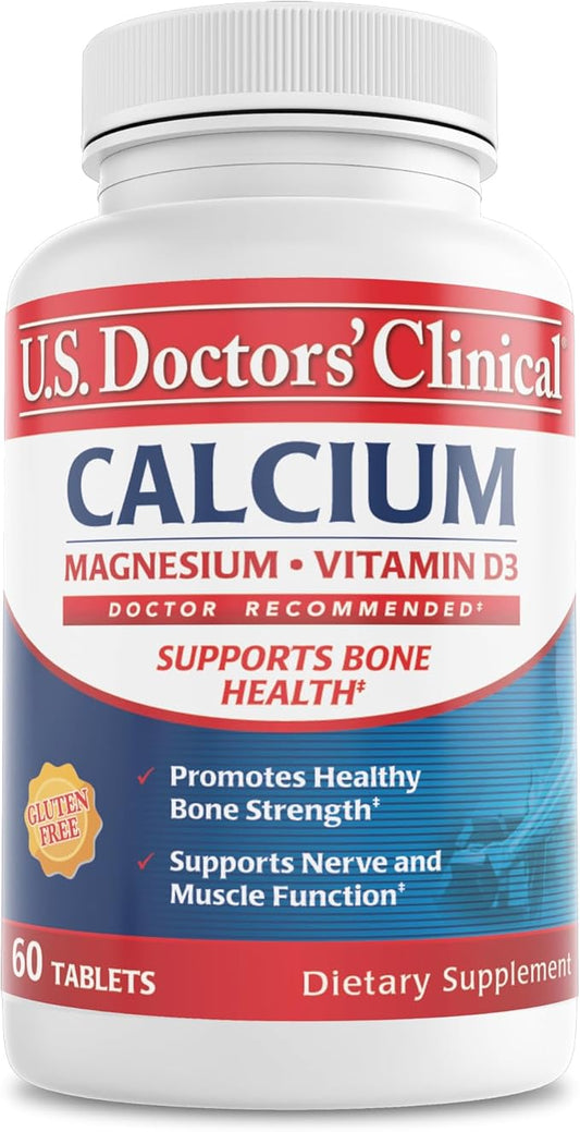 U.S. Doctors' Clinical Calcium, Magnesium + D3 for (60)