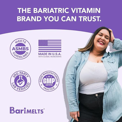 BariMelts Bariatric Calcium Citrate with Vitamin D3 and 1 Month (120 Smooth-Dissolving