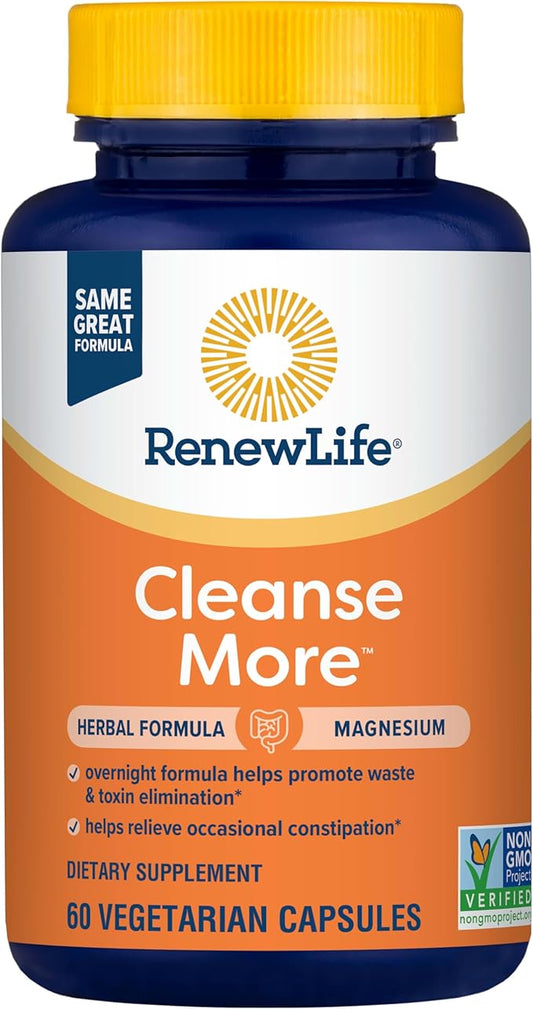 Renew Life Cleanse More Herbal Formula 60 Vegetarian