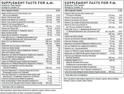 THORNE Multi-Vitamin Elite 180 Capsules 30 Servings