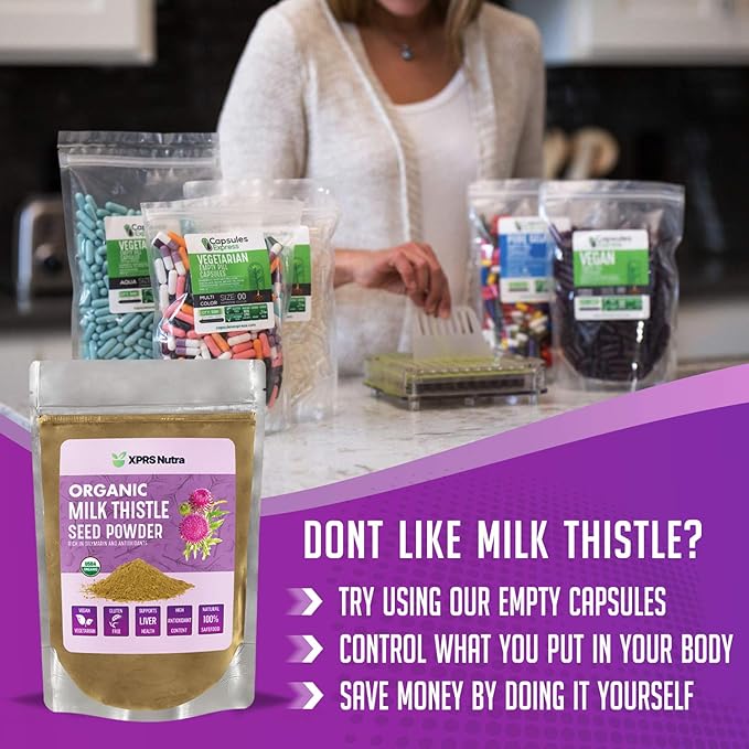 XPRS Nutra Organic Milk Thistle Seed Powder (8 Ounce)