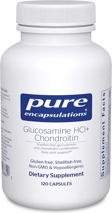 Pure Encapsulations Glucosamine HCl Chondroitin 120 Capsules