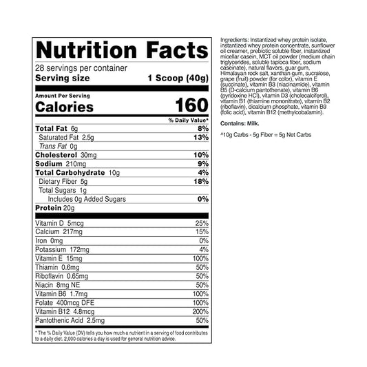 TransformHQ Meal Replacement Shake Powder 28