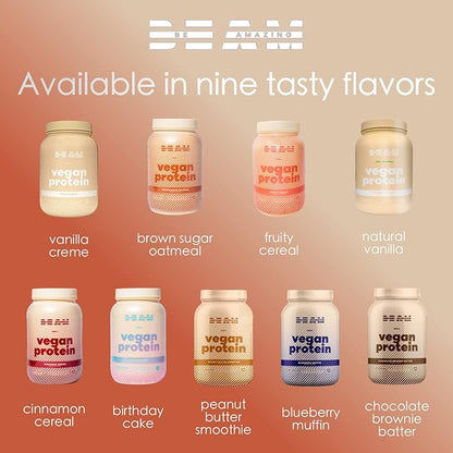 BEAM Be Amazing Vegan Protein Powder 20g Plant-Based 25 Servings