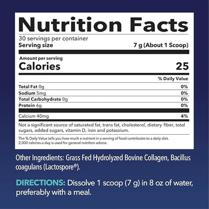 Collagen Peptides Powder with Probiotics GLP-1 Nutritional