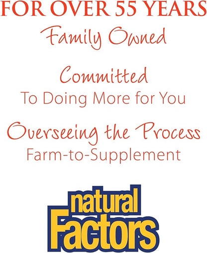 Natural Factors, Glucosamine Sulfate, Supports Healthy 180 Capsules