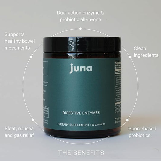 Juna Detox Digestive Enzymes 2- in -1 Digestive