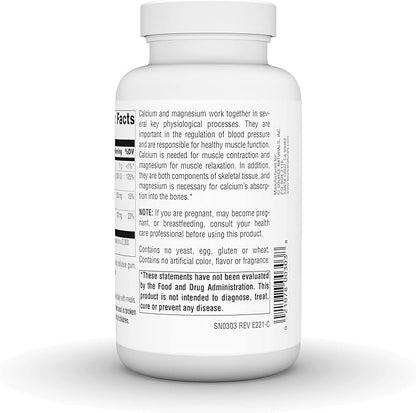 Source Naturals Calcium & Magnesium, Amino D-3, 300 300 MG 100 Tablets