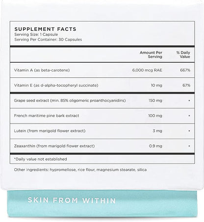 ZitSticka Vitamin Acne Supplement for Cystic Acne w/ 30 Natural Caps for Women and Men, Supplements for Hormonal Support, Skin Clarity, Dark Spots - Dermatologist Tested (Blur Potion™)