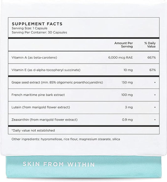 ZitSticka Vitamin Acne Supplement for Cystic Acne w/ 30 Natural Caps for Women and Men, Supplements for Hormonal Support, Skin Clarity, Dark Spots - Dermatologist Tested (Blur Potion™)
