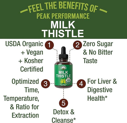 USDA Organic Milk Thistle Extract Vegan