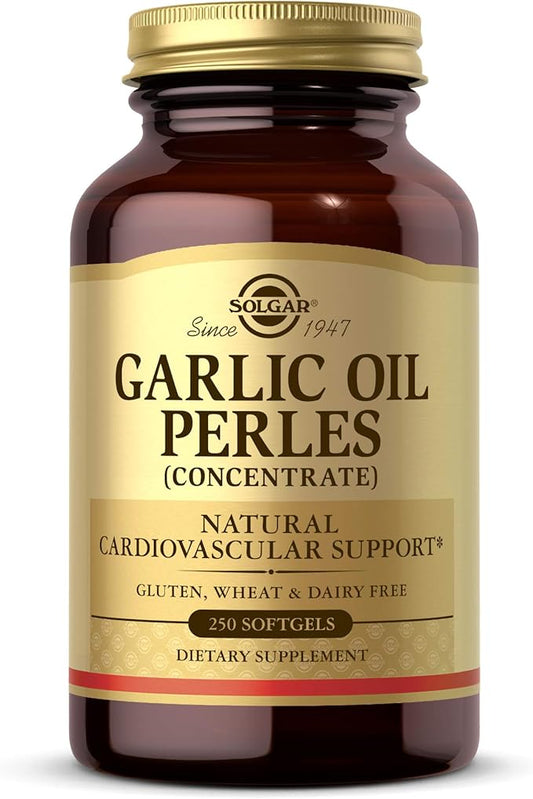 Solgar Garlic Oil Perles, 250 Softgels 250 Servings