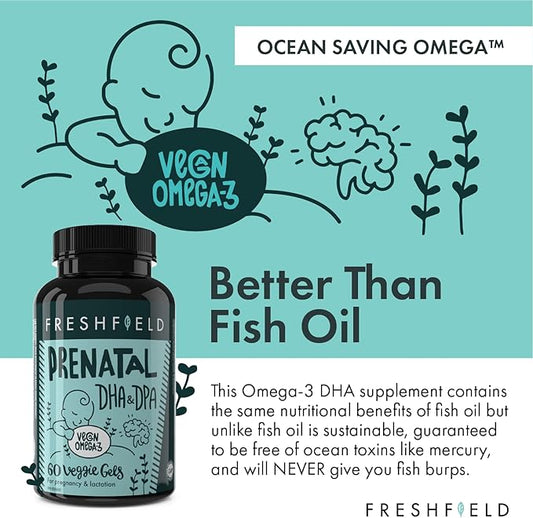 Freshfield Prenatal Omega 3 DHA Supplement: 60)