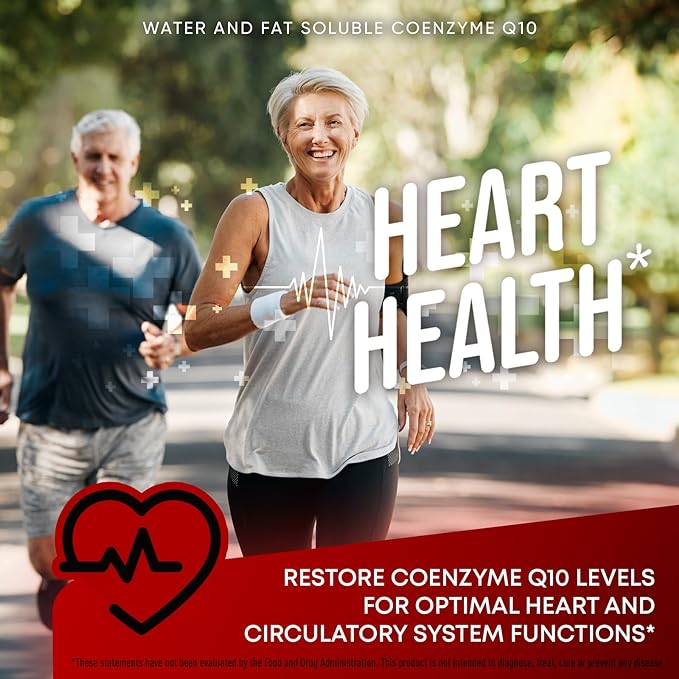 High Absorption CoQ10 200MG Q10, 200mg 200mg Softgels 10 Supplement CoQ10 200 200 mg