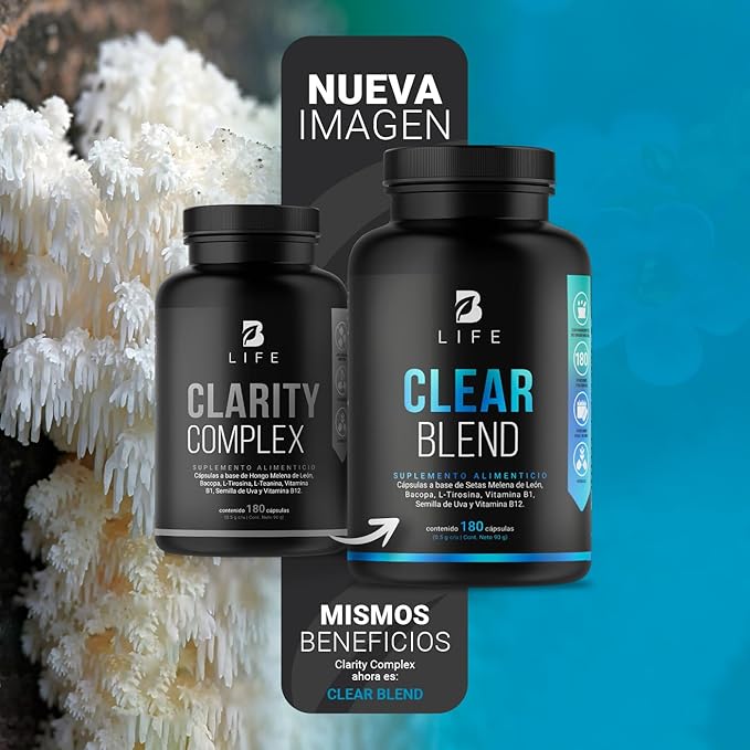 Clarity Complex with Natural Ingredients: Thiamin B1, Ashwagandha, 240 caps