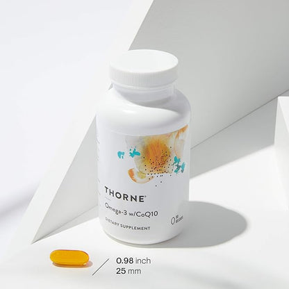 THORNE Omega-3 with CoQ10 Omega-3 Fatty CoQ10 - 90 Gelcaps